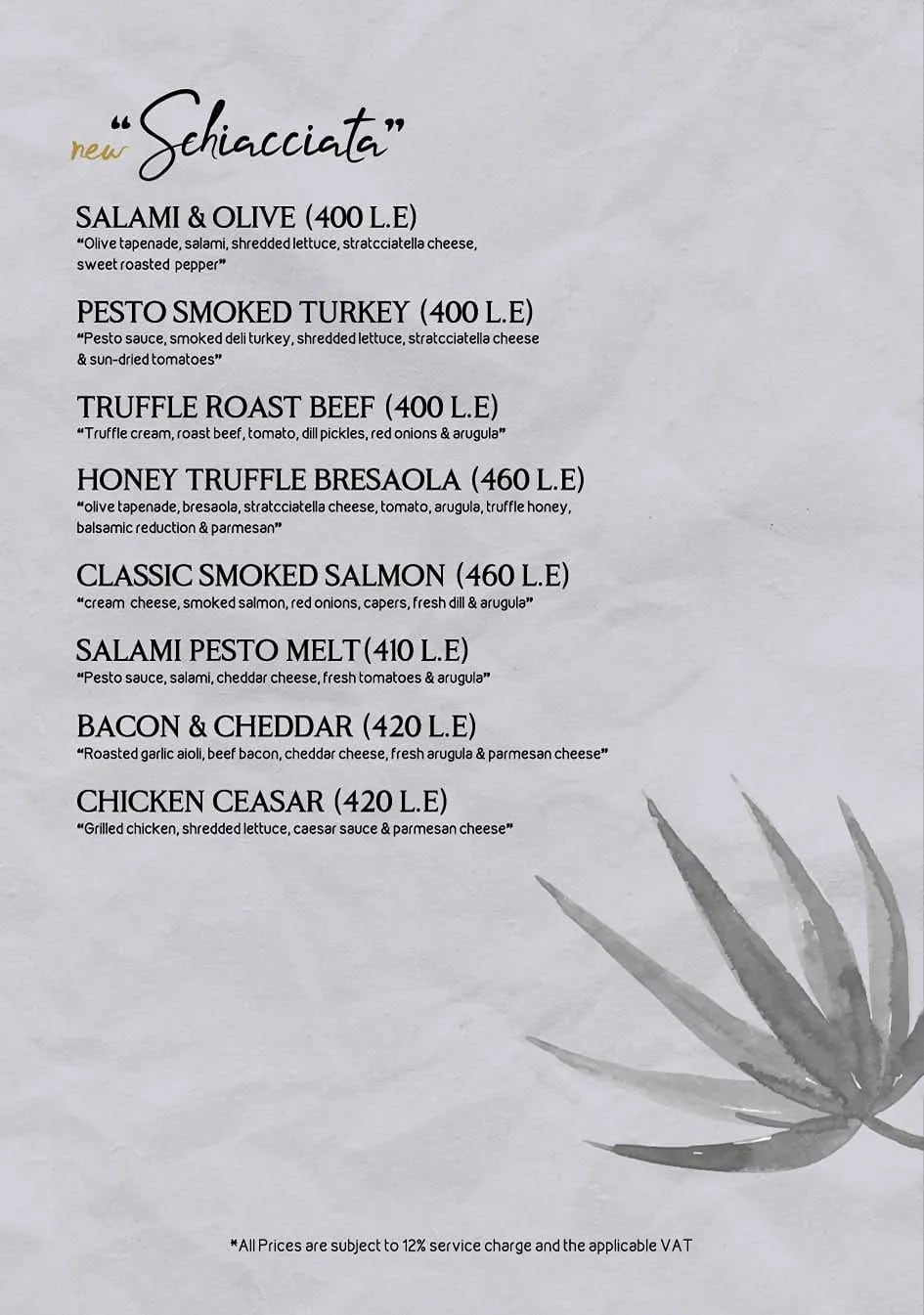 Breakfast Menu, page 3